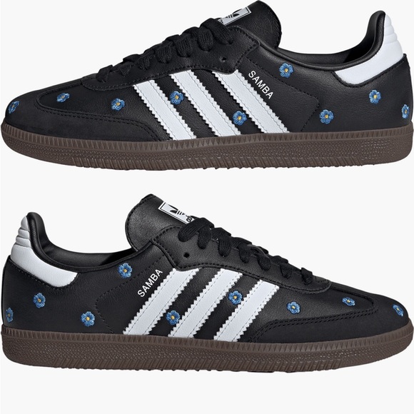 adidas Samba OG Sneakers | Floral Detail | Size 6 | NIB - Picture 2 of 7